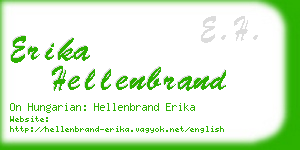 erika hellenbrand business card